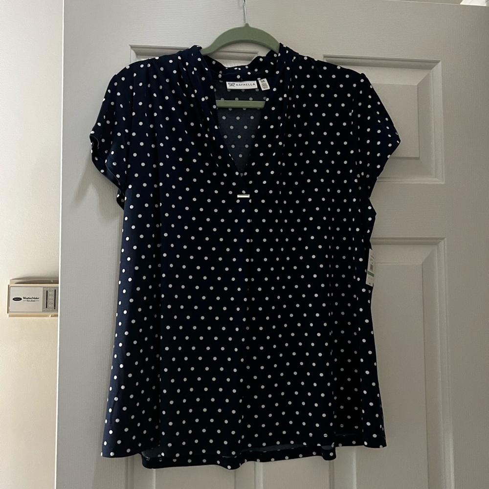Polka dot blouse